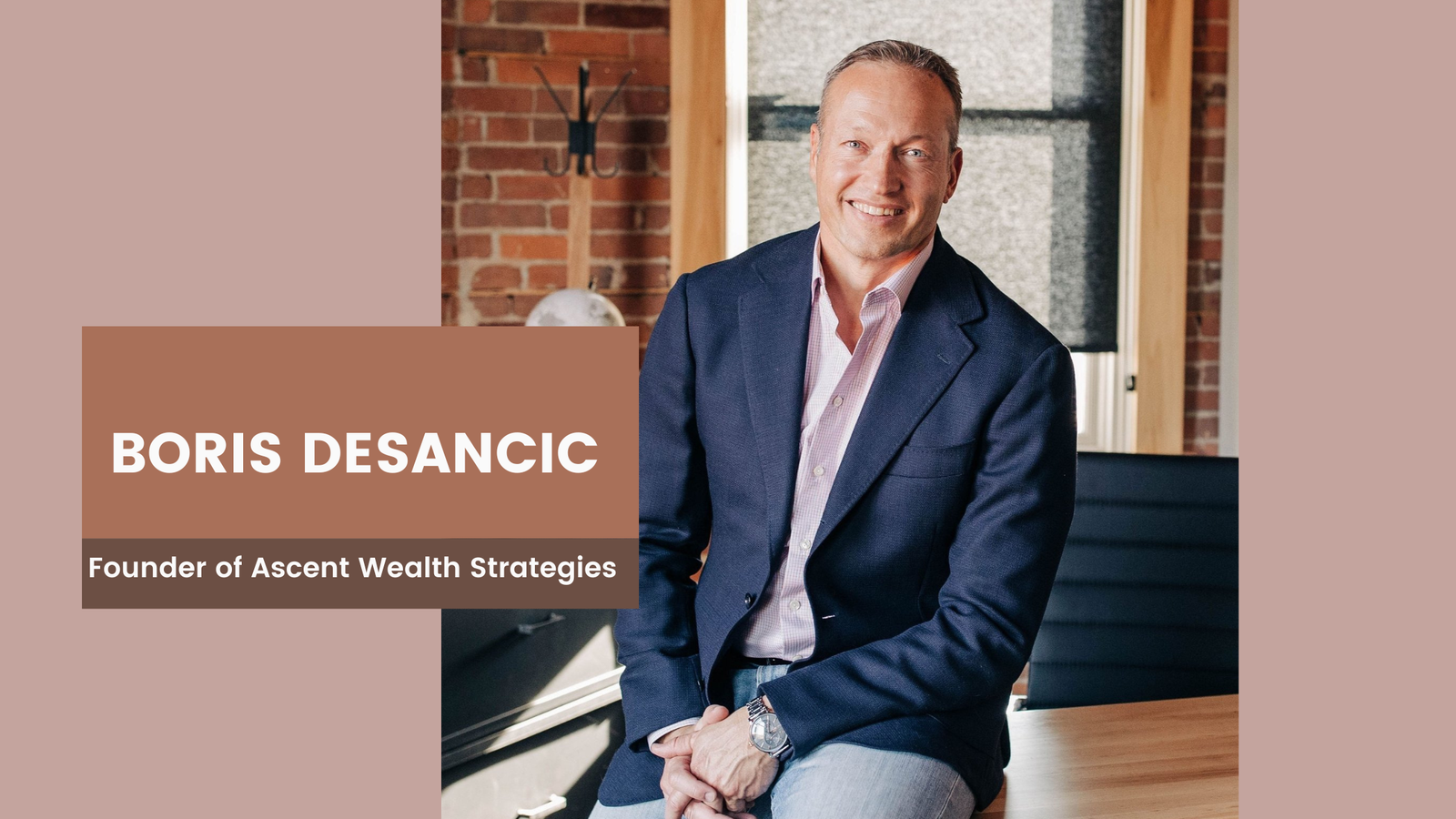 Boris Desancic consulting with business owners